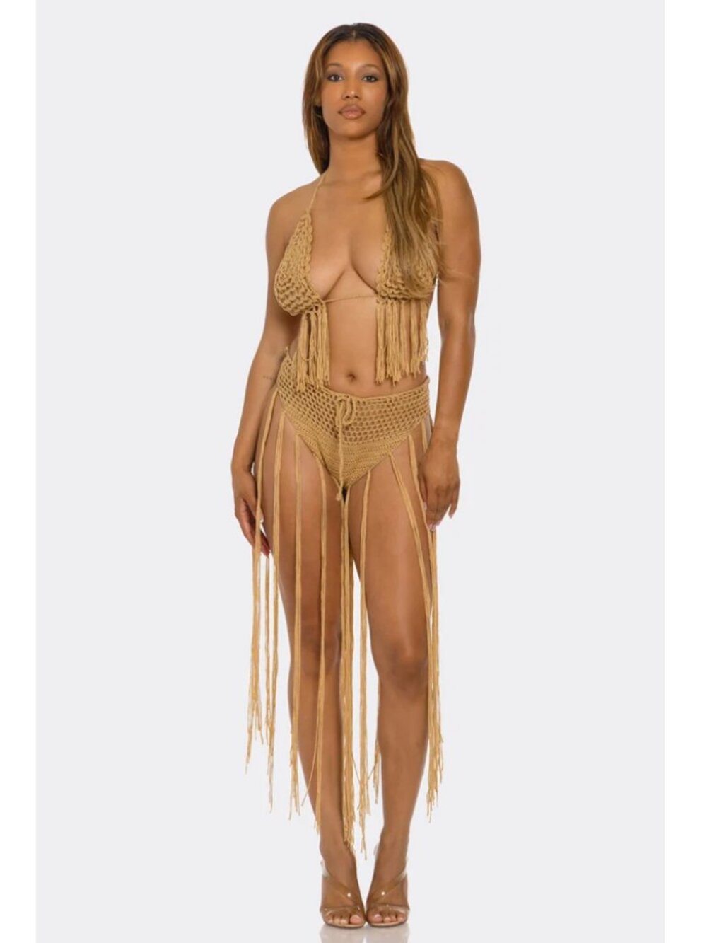 Fringe Fever Crochet Bikini Set
